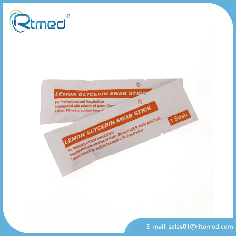 Citronový glycerin swabstick